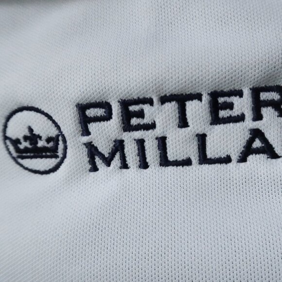 Peter Millar Summer Comfort White Stretch Polo (M) Soft! - Picture 1 of 8
